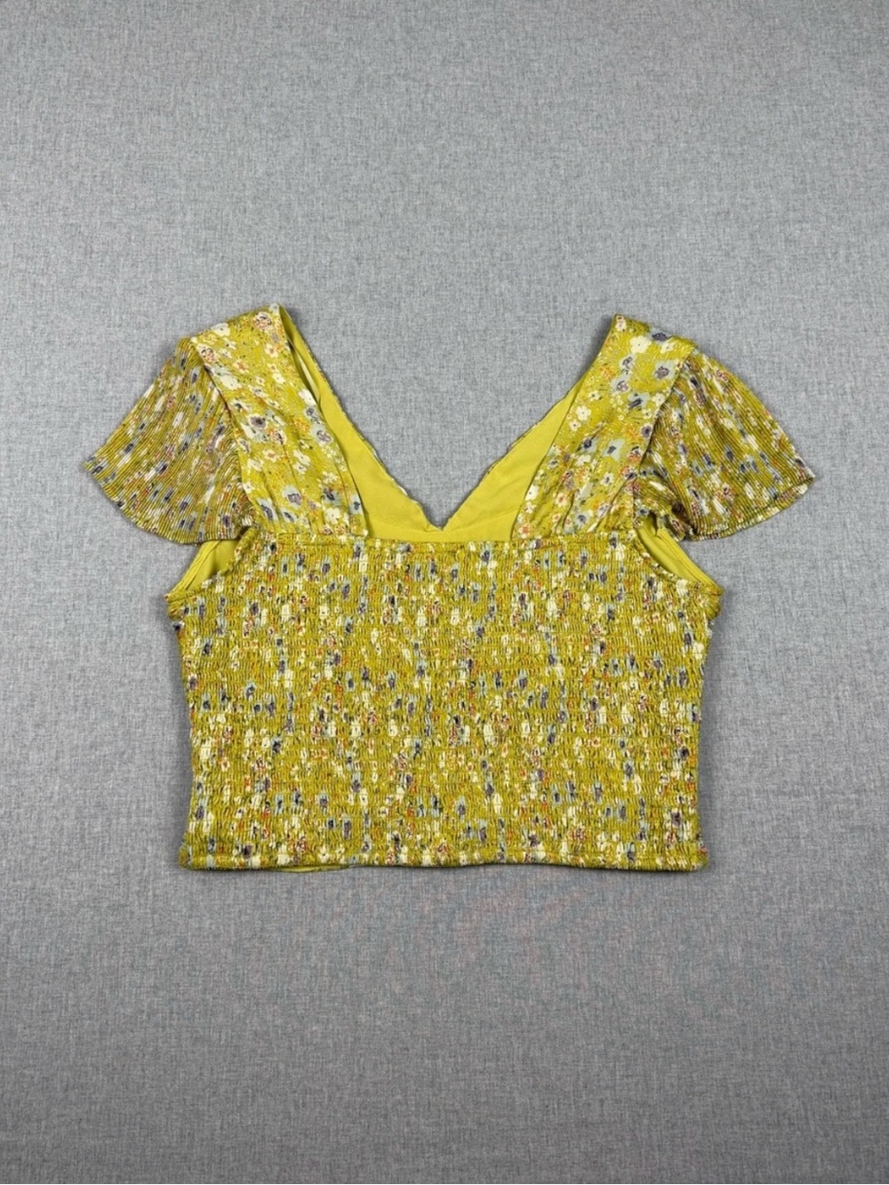 NWT ASTR The Label Chartreuse Ribbed Top - Picture 5 of 11